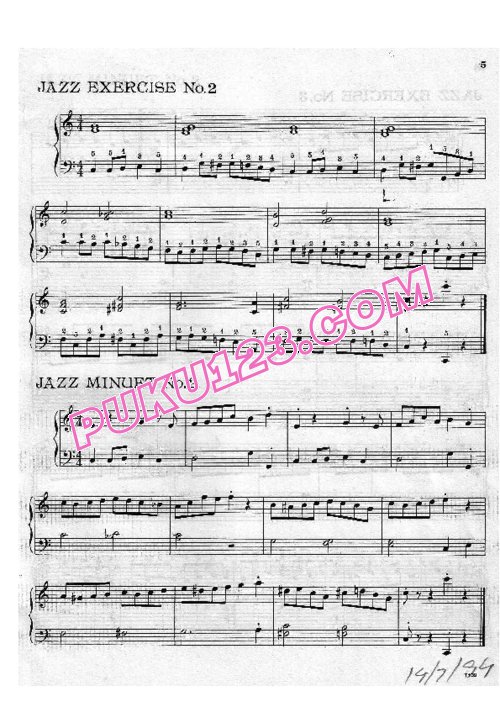 Oscar Peterson - Jazz Piano For The Young Pianist钢琴谱第2页