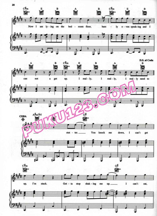 Maroon 5  Hands All Over钢琴谱第2页