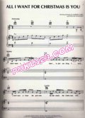 玛莉雅.凯莉Mariah Carey《Christmas》专辑弹唱版钢琴谱合集封面