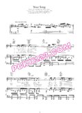 埃尔顿·约翰Elton John《The Very Best Of》专辑原版钢琴谱集封面