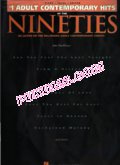 欧美流行歌曲 1 Adult Contemporary Hits of the Nineties钢琴谱封面