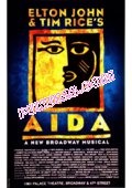 百老汇 Elton John and Tim Rice《阿依达AIDA》全剧原版钢琴谱封面