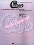 摇滚乐队Chicago-The Retrospective Collection原版钢琴弹唱谱集封面