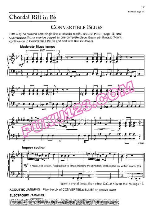 天天钢琴网-免费下载02.Alfred s Basic Piano Level 4 - Jazz Rock Course