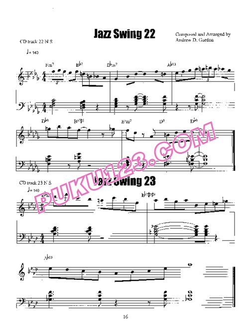 天天钢琴网-免费下载03.Andrew Gordon - 100 Ultimate Jazz Riffs Piano Keyboard