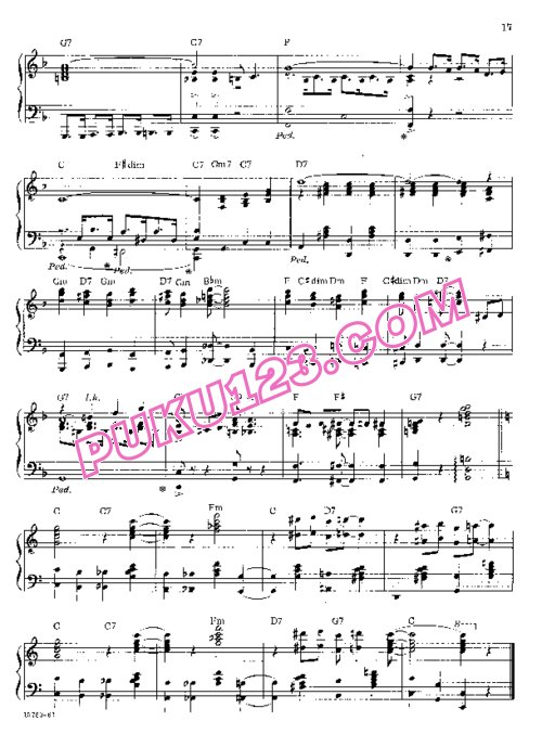 天天钢琴网-免费下载爵士钢琴家 Art tatum《作品精选》(Eubie Blake)爵士钢琴谱11首