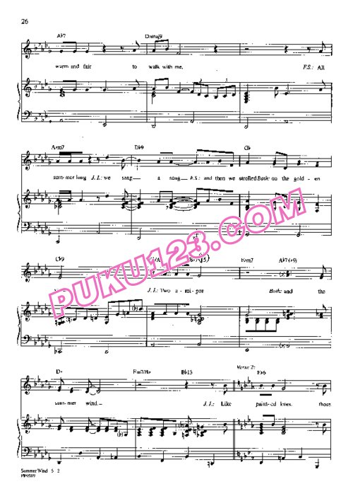 天天钢琴网-免费下载Songbook - Frank Sinatra - Duets 1 (Book)