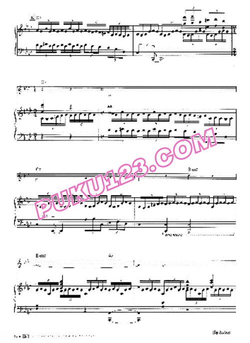 天天钢琴网-免费下载Yoshiki X.Japan《Eternal.Melody.II》without you原版钢琴谱