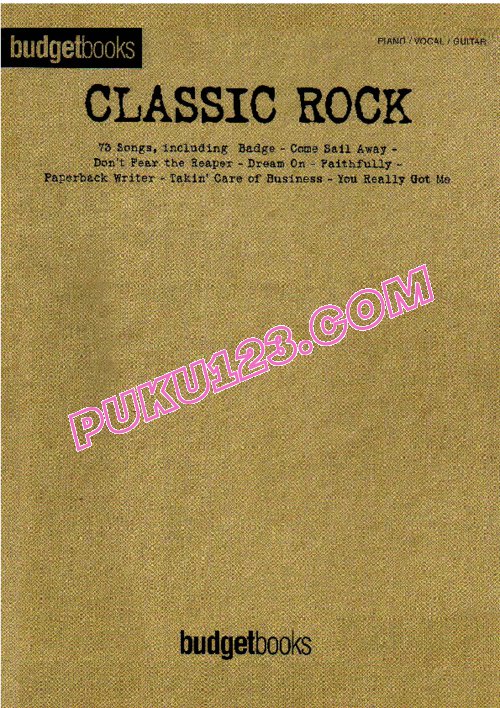 天天钢琴网-免费下载百老汇杂锦歌曲 Classic Rock《73 songs Budget books》钢琴谱