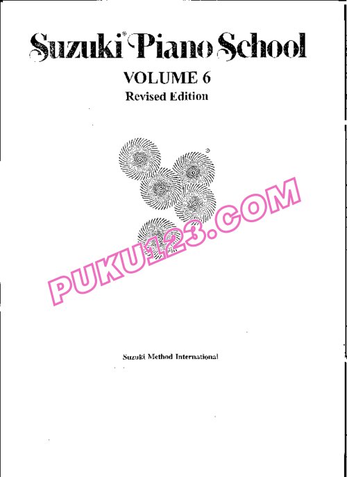 天天钢琴网-免费下载铃木钢琴教材（第六册）Suzuki Piano School - Vol 06