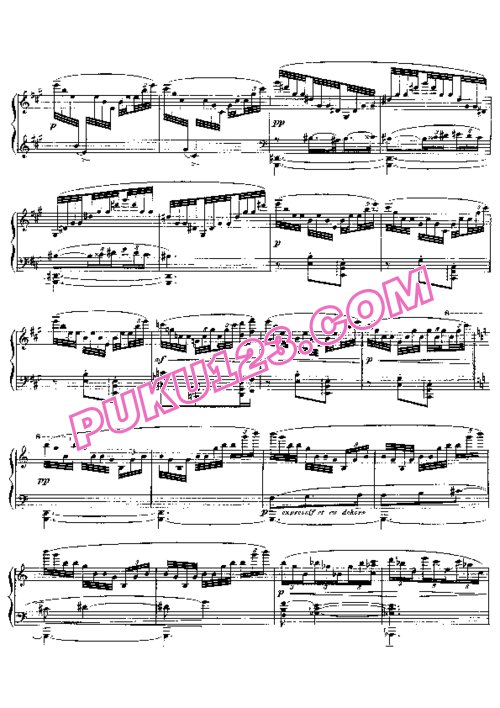 天天钢琴网-免费下载01、德彪西-喜悦之岛 Debussy L'isle Joyeuse