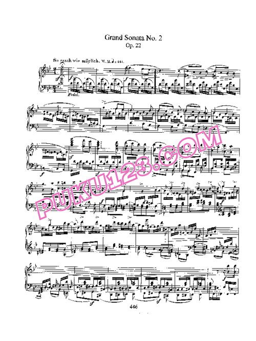 天天钢琴网-免费下载04、舒曼 第二号钢琴奏鸣曲 G小调 OP. 22 (野田废弹了第一乐章)Schumann Piano Sonata No. 2 in G Minor