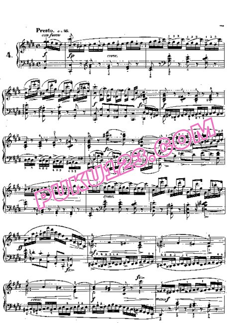 天天钢琴网-免费下载09、萧邦OP.10-4练习曲 Chopin Etudes Op. 10 No. 4
