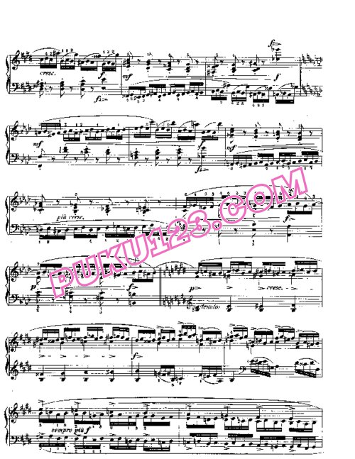天天钢琴网-免费下载09、萧邦OP.10-4练习曲 Chopin Etudes Op. 10 No. 4