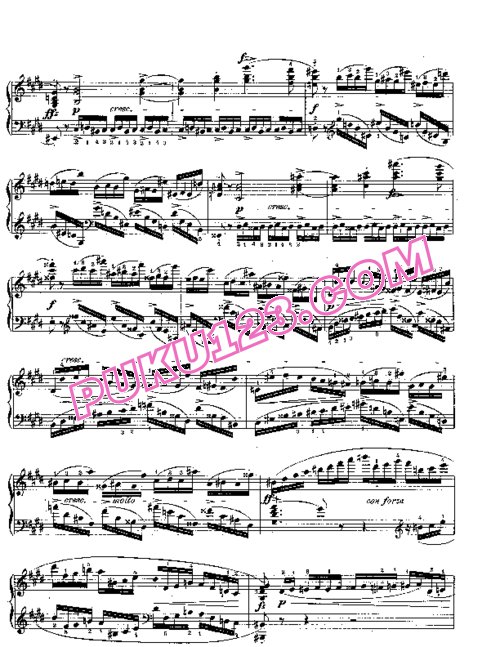 天天钢琴网-免费下载09、萧邦OP.10-4练习曲 Chopin Etudes Op. 10 No. 4