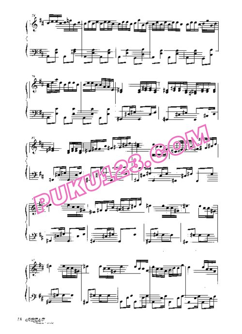 天天钢琴网-免费下载13、交响情人梦之捷克舞曲