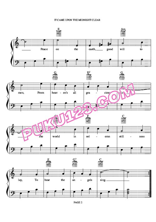 天天钢琴网-免费下载圣诞歌曲钢琴谱《Christmas songbook and piano》24首超值推荐