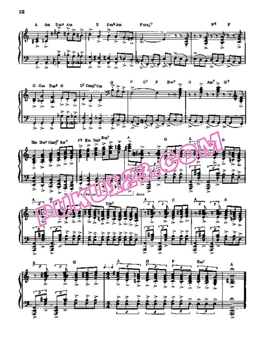 戴夫．布鲁贝克 Dave Brubeck《Time Out》专辑原版钢琴谱合集钢琴谱第2页