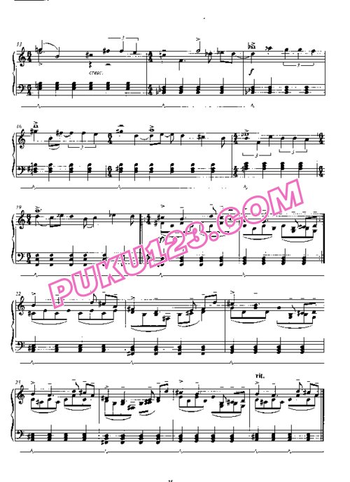 天天钢琴网-免费下载尼曼 电影配乐《钢琴别恋》The Piano 6首选曲 原版钢琴谱