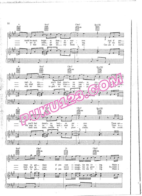 Michael Jackson - Heal The World钢琴谱第2页