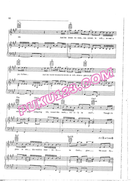 Michael Jackson - Heal The World钢琴谱第3页