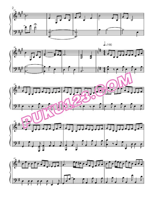 天天钢琴网-免费下载bleach-wing-stock-opening-piano-solo