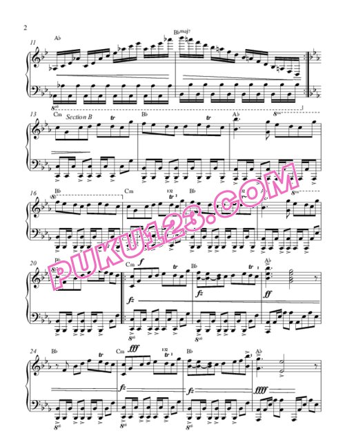 Blinx 2_ Masters of Time and Space - Flying Castle Theme (Sky World)钢琴谱第2页