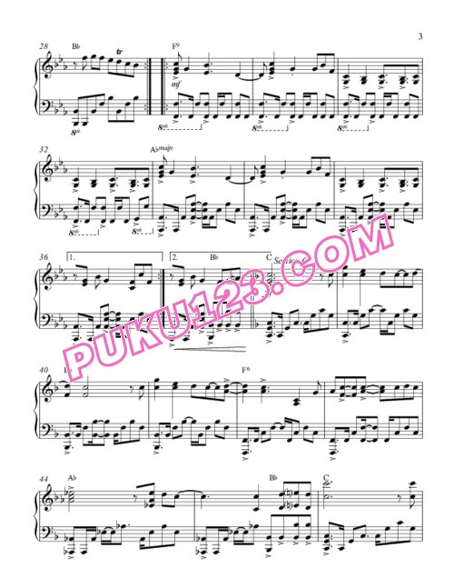 Blinx 2_ Masters of Time and Space - Flying Castle Theme (Sky World)钢琴谱第3页