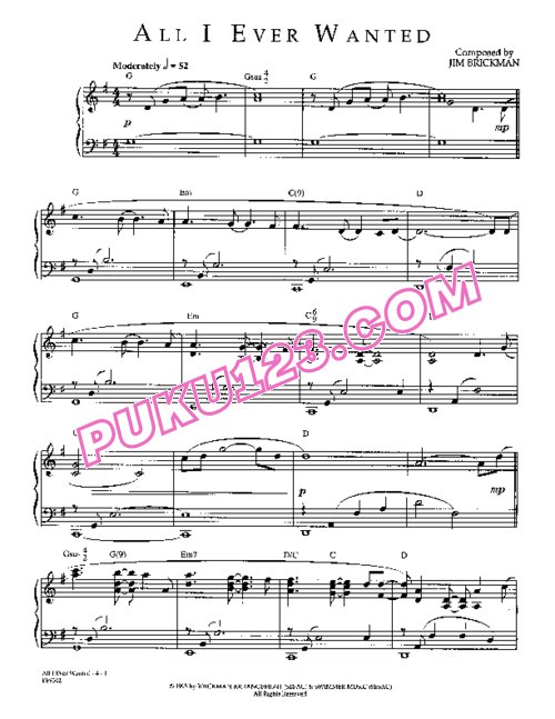 Jim Brickman - Collection钢琴谱第1页