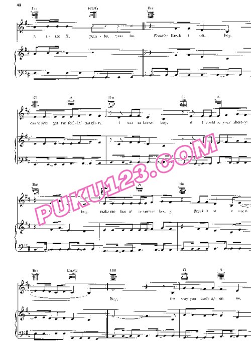 Rihanna_A_Girl_Like_Me钢琴谱第3页