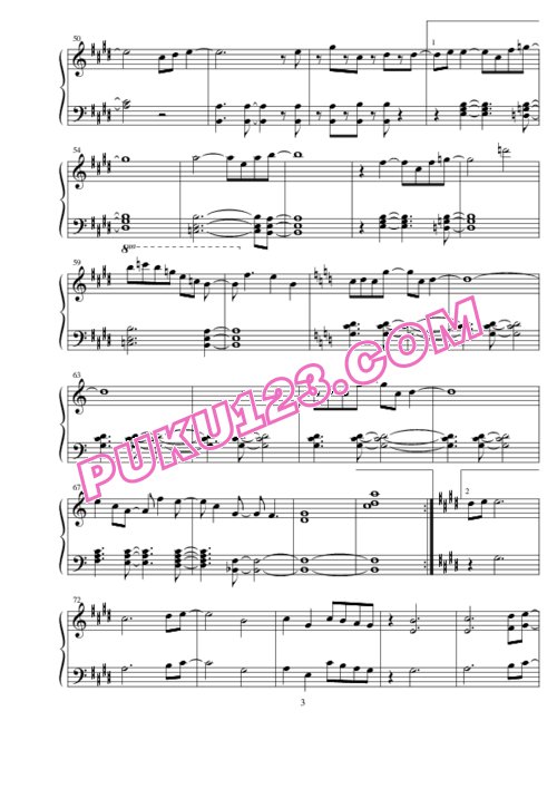 天天钢琴网-免费下载Card Captor Sakura - Purachina - Platinum
