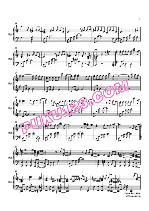 天天钢琴网-免费下载Clannad - Mag Mell - piano no mori