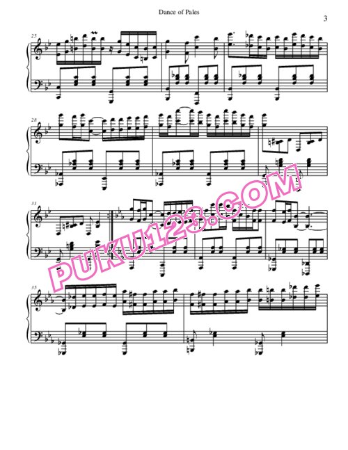天天钢琴网-免费下载Castlevania Symphony of the Night - Dance of Pales