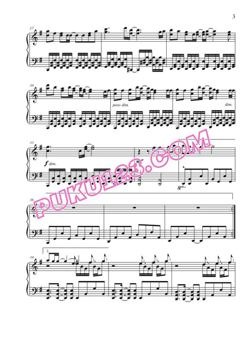 天天钢琴网-免费下载04.d-gray-man-antoinette-blues