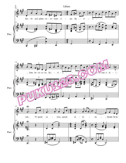 天天钢琴网-免费下载elfen-lied-lilium-3