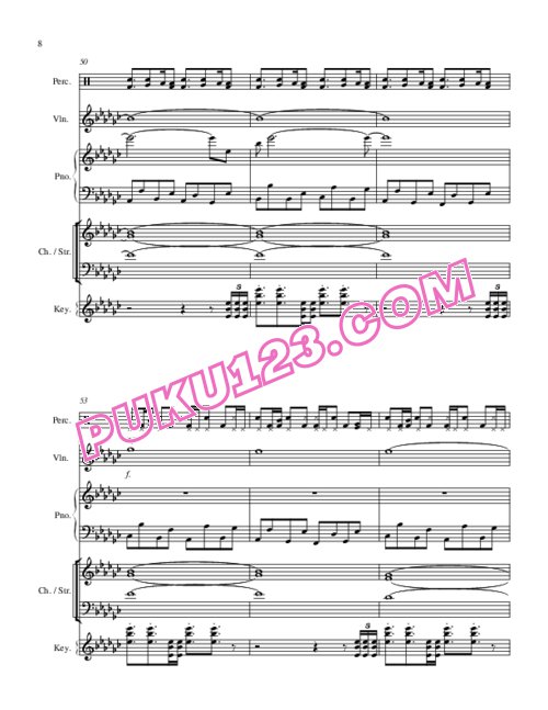 天天钢琴网-免费下载fate-stay-night-emiya-kenji-kawai-ver-full-score