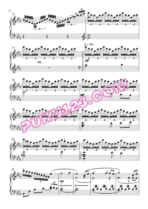 天天钢琴网-免费下载guilty-crown-euterpe-2