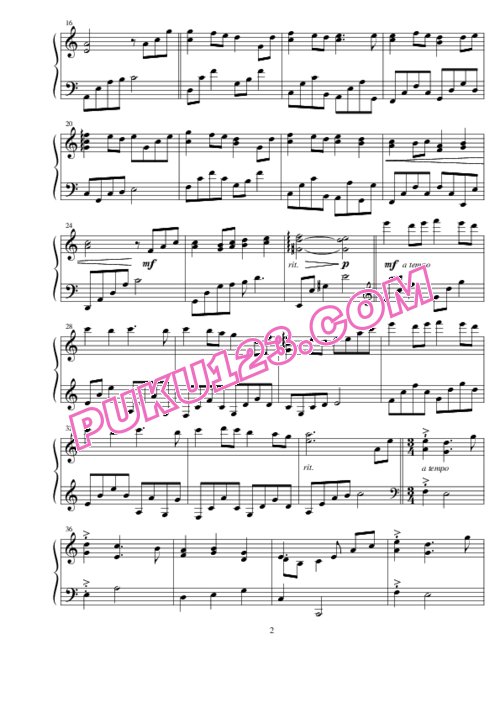 天天钢琴网-免费下载Kimagure Orange Road - Madoka's Piano Files - Missing