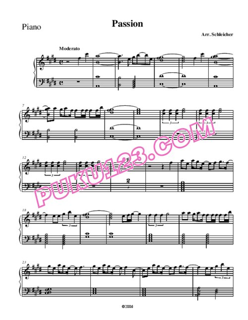 天天钢琴网-免费下载kingdom-hearts-ii-passion-piano