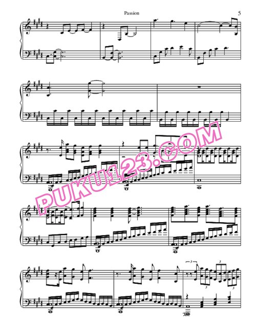 天天钢琴网-免费下载Kingdom Hearts II - Passion
