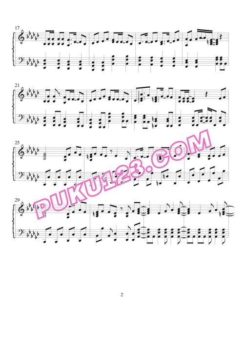 ookiku-furikabutte-seishun-line钢琴谱第2页