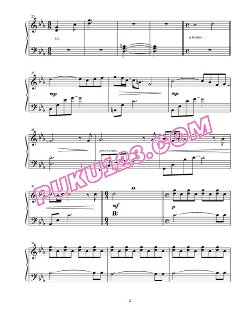 天天钢琴网-免费下载Sailor Moon - Background Piano