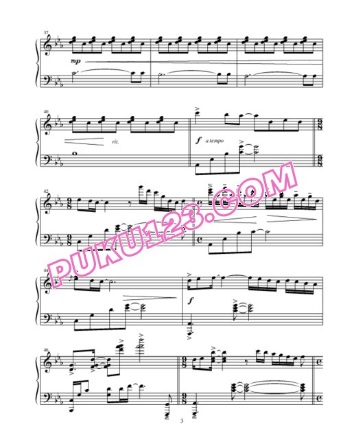 天天钢琴网-免费下载Sailor Moon - Background Piano