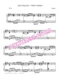 sukisyo-just-a-survivor-piano-version封面