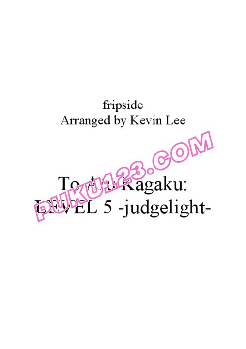 天天钢琴网-免费下载to-aru-kagaku-no-railgun-level-5-judgelight-2