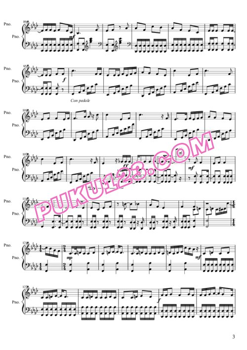 天天钢琴网-免费下载vocaloid-world-is-mine-piano-solo