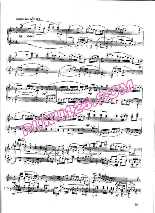 天天钢琴网-免费下载陈培勋-粤曲“双飞蝴蝶” Variation on a Guangdong Folk Melody“Butterlies Fly in Pair”