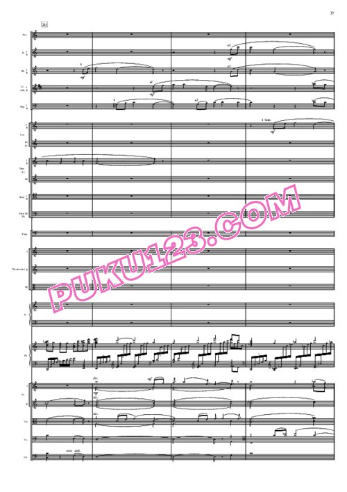 天天钢琴网-免费下载《走进新时代》钢琴协奏曲 总谱