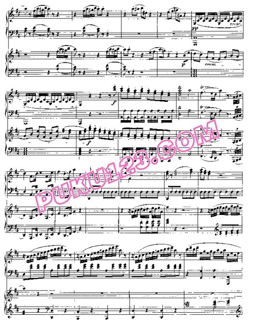 天天钢琴网-免费下载08.莫扎特双钢琴奏鸣曲 D大调 K. 448 (野田废与千秋只弹了第一乐章)