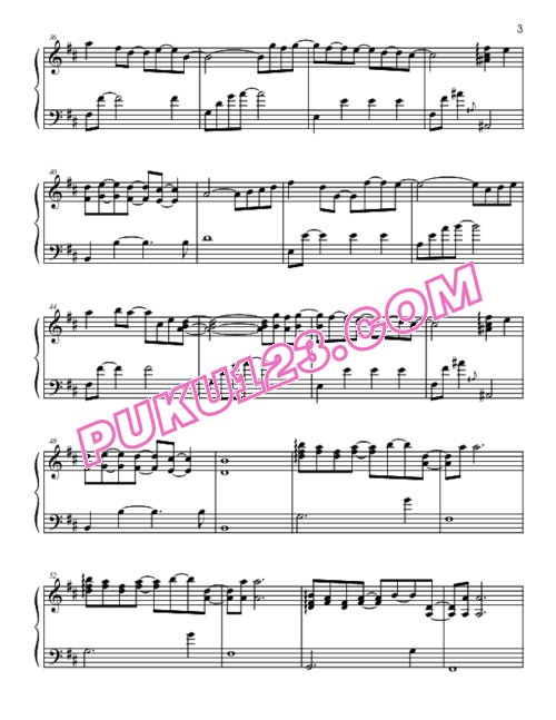 天天钢琴网-免费下载gundam-seed-destiny-rey-za-burrels-piano-omokage